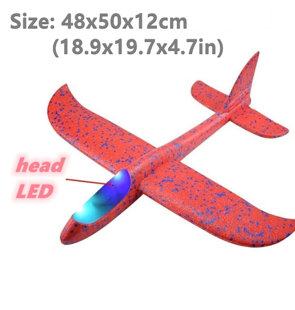 Avião com led infantil