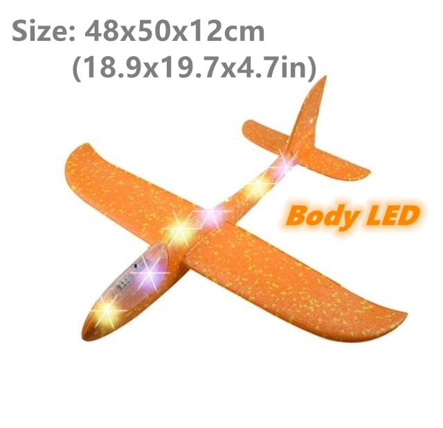 Avião com led infantil