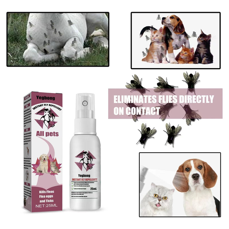 Spray repelente de insetos para pets