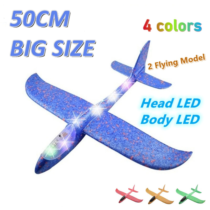 Avião com led infantil